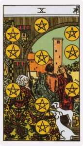 Diez de Oros Tarot